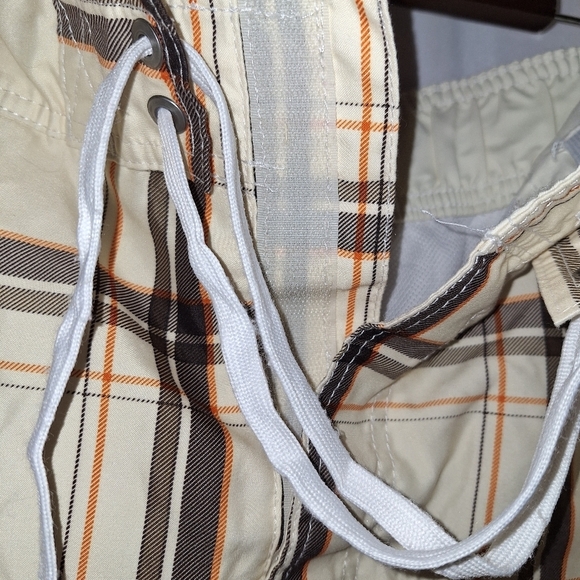 Merona plaid swim trunks XL - Picture 2 of 4